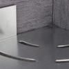 Shelzi Bathroom Corner Shelf Triangle Rack (Silver) view 2