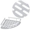 Shelzi Bathroom Corner Shelf Triangle Rack (Silver) view 4