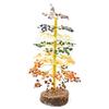 Fastel Crystal Production Multicolour Jasper Seven Tree Natural Chips Stones 500 Beads Crystal Tree for Healing view 1