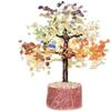 Fastel Crystal Production Multicolour Jasper Seven Tree Natural Chips Stones 500 Beads Crystal Tree for Healing view 3