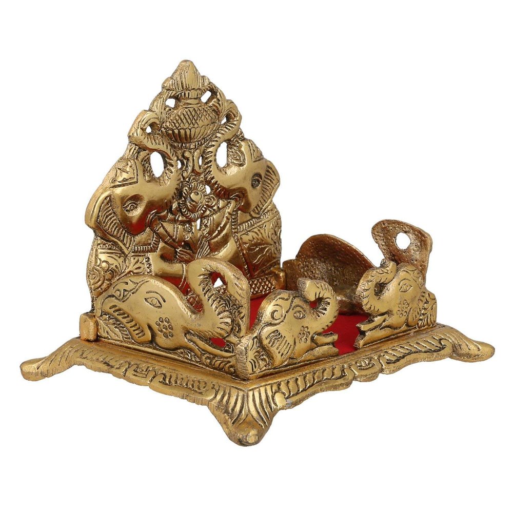RCI Handicrafts Prince Home Decor & Gifts Handcrafted Krishna Ladoo Gopal/Laddu Bal Gopal White Metal Sihasan, Religious Puja Gifts and, Showpiece - (10 Cm X 8 Cm X 18 Cm)
