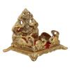 RCI Handicrafts Prince Home Decor & Gifts Handcrafted Krishna Ladoo Gopal/Laddu Bal Gopal White Metal Sihasan, Religious Puja Gifts and, Showpiece - (10 Cm X 8 Cm X 18 Cm) view 1