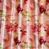 LaVichitra 1 Piece Premium Polyester Floral Door Curtain - 7 feet, Maroon view 3
