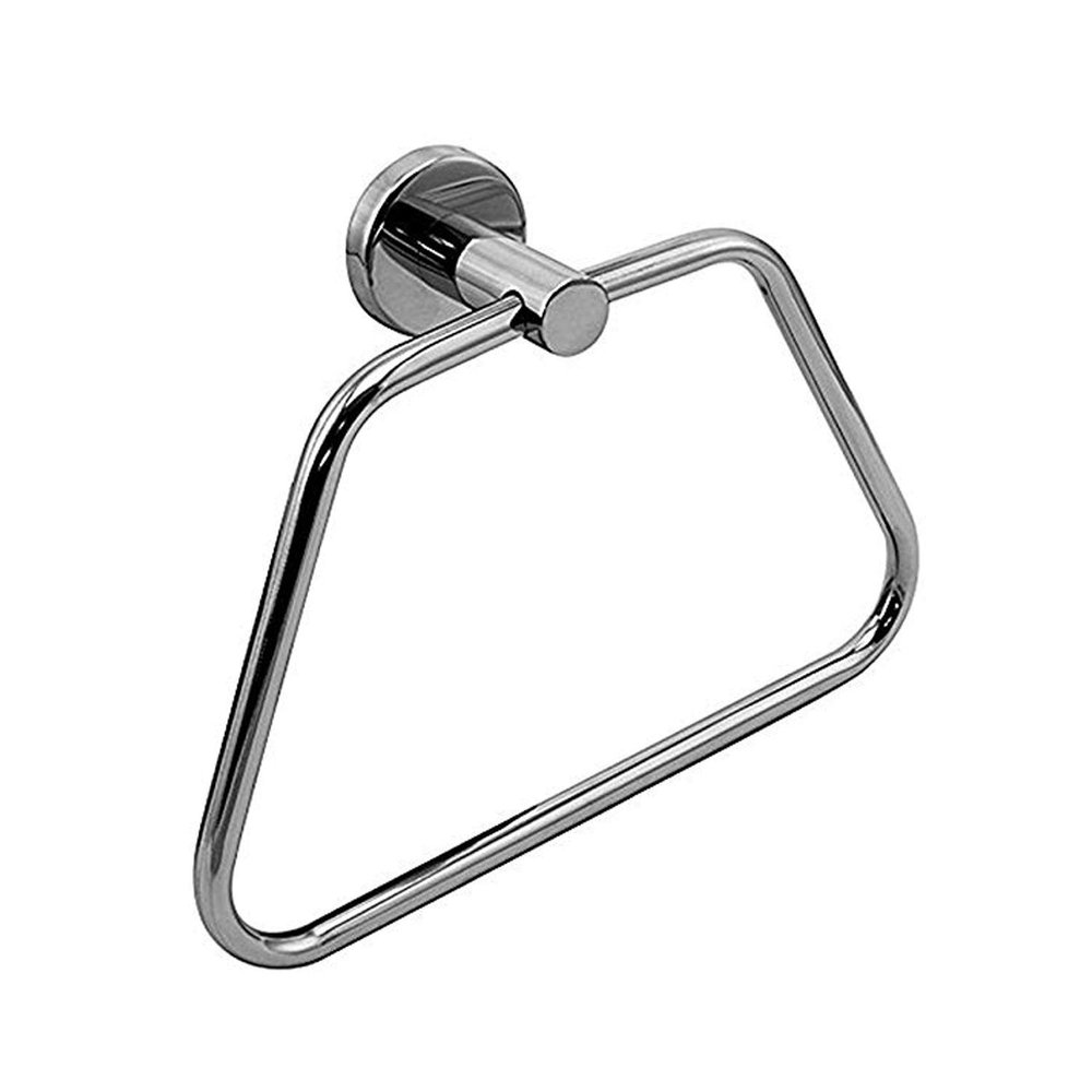Bath Guru Stainless Steel Bathroom Towel & Napkin Ring/Holder (Chrome Finish)