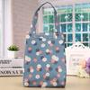 HOUSEHOLD CULTURE Thermal Portable Insulated Cooler Oxford Cloth Fabric Multicolour Lunch Bag for Office for Women, Men Random Print As Per Available view 2