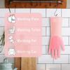 Toriox Magic Silicone Gloves with Wash Scrubber, Reusable Brush Heat Resistant Gloves Kitchen Tool for Cleaning, Dish Washing, Washing The Car, Pet Hair Care - (Multi Color, 1 Pair) view 2