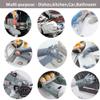 Toriox Magic Silicone Gloves with Wash Scrubber, Reusable Brush Heat Resistant Gloves Kitchen Tool for Cleaning, Dish Washing, Washing The Car, Pet Hair Care - (Multi Color, 1 Pair) view 3