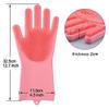 Toriox Magic Silicone Gloves with Wash Scrubber, Reusable Brush Heat Resistant Gloves Kitchen Tool for Cleaning, Dish Washing, Washing The Car, Pet Hair Care - (Multi Color, 1 Pair) view 4