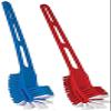 Truvic Plastic Double Sided Toilet Cleaning Brush Set (Random Colour, Standard Size) - Double Side Normal Bristles Toilet Brush (Pack of 2) view 1