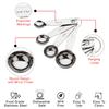 Steren Impex | Stainless Steel Measuring Spoon, Round Shaped, Set of 4 (1/4, 1/2, 1tsp, & 1 Tbsp.) view 3