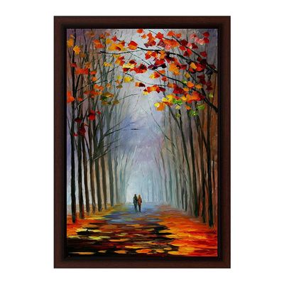 Masstone Engineered Wood Landscapes Wall Painting, Multicolour, Modern, 14 Inch x 20 Inch