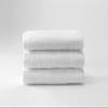 FRESH FROM LOOM Cotton Hand Towel 500 GSM, Size - 16x30 Inch (Set of 3 pc White) view 2