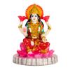 BS Handicrafts Polystone Marble Look Lakshmi Devi Idol for Home Temple, Mandir, Car Dashboard Showpiece Figurine for Home Decor Living Room| Laxmi MATA Murti | 4 inches Height view 2
