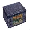 Fancy Walas Cotton Saree Cover Storage Bags with Zip Combo (Navy Blue) view 2