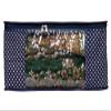 Fancy Walas Cotton Saree Cover Storage Bags with Zip Combo (Navy Blue) view 3