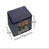 Fancy Walas Cotton Saree Cover Storage Bags with Zip Combo (Navy Blue) view 4