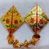Brij Sugandha Ladoo Gopal Toy- Kite Set of 2 - Patang with FIRAKI for Janashtmi Laddu Gopal Ji (Approx 3.5 cm) - for Gifting & Lord Krishna by The Kanha Store view 1