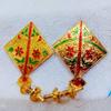 Brij Sugandha Ladoo Gopal Toy- Kite Set of 2 - Patang with FIRAKI for Janashtmi Laddu Gopal Ji (Approx 3.5 cm) - for Gifting & Lord Krishna by The Kanha Store view 2