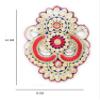 Fressia Fabrics 5 Pcs Sew On Glue On Fabric Patches Embroidery Applique Decoration for Clothes Dress Material Saree Suit Kurti Gown, Art & Craft, DIY Decor - Gold view 3