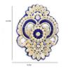 Fressia Fabrics 5 Pcs Sew On Glue On Fabric Patches Embroidery Applique Decoration for Clothes Dress Material Saree Suit Kurti Gown, Art & Craft, DIY Decor - Gold view 3