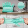SEASPIRIT Silicone Scrubbing Gloves, Scrub Cleaning Gloves with Scrubber for Dishwashing and Pet Grooming(Multicolor,Pack of 3) view 4