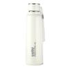 Cello Puro Steel-X Benz 900 PU Insulated Water Bottle 900 ml, White | BPA Free, Leakproof, ISI Certified |Hot & Cold Bottle for Gym, Office, College, Travel, Camping, Indoor & Outdoor Sports & Yoga view 1