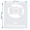 Bikri Kendra - no Photography Silver Sign Board - 3D Acrylic Mirror Stickers view 3