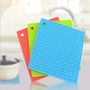 Maharsh Square Shape Silica Gel Anti Hot Heat Resistant Pot Holder,Car Dashboard Anti Slip Resistant Pad Dining Table Mat,Set of 3 view 1