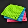 Maharsh Square Shape Silica Gel Anti Hot Heat Resistant Pot Holder,Car Dashboard Anti Slip Resistant Pad Dining Table Mat,Set of 3 view 2