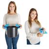 Maharsh Square Shape Silica Gel Anti Hot Heat Resistant Pot Holder,Car Dashboard Anti Slip Resistant Pad Dining Table Mat,Set of 3 view 3