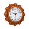 Oreva Plastic Vintage Wall Clock (Brown, 32 X 4 X 32 Cm) - Analog view 2