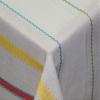 HOME COLORS.IN Cotton Blend Multicolor Stripes Rectangular 6 Seater Table Cover - 60 x 84 Inch, Pack of 1 view 3