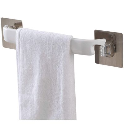 Styleys Bath Towel Bar - Plastic Towel Rack for Bathroom, Bathroom Accessories Towel Rod Heavy Duty Wall Mounted Towel Holder (S-11046/5034)