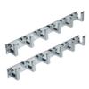 Zephy 6 Pin Bathroom Wall Door Hook Hanger for Clothes(Chrome Finish,Pack of 2) view 1