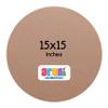 Arohi Art World Round Art Boards for Painting and Art & Craft Purpose Art & Craft Material Canvas Board Stationery Items Size: 15x15 inches Thickness 6mm view 1