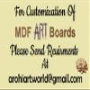Arohi Art World Round Art Boards for Painting and Art & Craft Purpose Art & Craft Material Canvas Board Stationery Items Size: 15x15 inches Thickness 6mm view 4