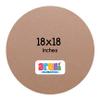 Arohi Art World Round Art Boards for Painting and Art & Craft Purpose Art & Craft Material Canvas Board Stationery Items Size: 18x18 inches Thickness 6mm view 1
