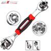 Allextreme EXWT48T Universal Wrench 48 Tools in One Socket with 360 Degree Rotating, Furniture Car Repair Home Tool Works with Spline Bolts, Square Damaged Bolts view 3