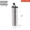 SignoraWare Easy Flow Stainless Steel Oil Dispenser | Airtight & Spill proof | Food grade | Pourer Drizzler | Easy to Clean | Best for Essential Oils & Grilling | Best for Home Use (1.1 Ltr | Black) view 2