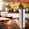 SignoraWare Easy Flow Stainless Steel Oil Dispenser | Airtight & Spill proof | Food grade | Pourer Drizzler | Easy to Clean | Best for Essential Oils & Grilling | Best for Home Use (1.1 Ltr | Black) view 3