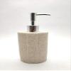 TOTO DEALS Premium Designer Sand Stone Liquid Soap Dispenser (Standard, Capacity: 350ml, Off-White) view 1