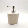 TOTO DEALS Premium Designer Sand Stone Liquid Soap Dispenser (Standard, Capacity: 350ml, Off-White) view 2