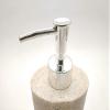 TOTO DEALS Premium Designer Sand Stone Liquid Soap Dispenser (Standard, Capacity: 350ml, Off-White) view 3