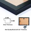 AJANTA ROYAL Personalized Synthetic Wood Wall Photo Frame (6 x 8 inch, Black) view 3