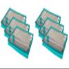 S4S Transparant View Non Woven Flower Design Attractive bow Saree Cover Bag, Cloth Cover (GREEN_Set of 6) view 1