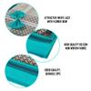 S4S Transparant View Non Woven Flower Design Attractive bow Saree Cover Bag, Cloth Cover (GREEN_Set of 6) view 2