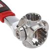 Tophaven 48 in 1 Socket Wrench Tools Works with Spline Bolts Torx 360 Degree 6-Point Universal Furniture Car Repair Hand Tool Handles up to 135kg of Pressure Universal Hand Tool Wrench view 4
