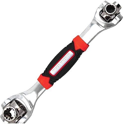 SEASPIRIT 48 in 1 Socket Wrench Tools Works with Spline Bolts Torx 360 Degree 6-Point Universal Furniture Car Repair Hand Tool Handles up to 135kgs of Pressure Universal Hand Tool Wrench
