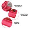 S4S Transparant View Non Woven Flower Design Attractive bow Saree Cover Bag, Cloth Cover (PINK_Set of 6) view 2