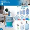 Black Olive Pudhoms Automatic Pump Portable Plastic/Stainless Steel Electric Water Dispenser for Universal 5 Gallon Bottle (Black/White,Set of 1) view 2